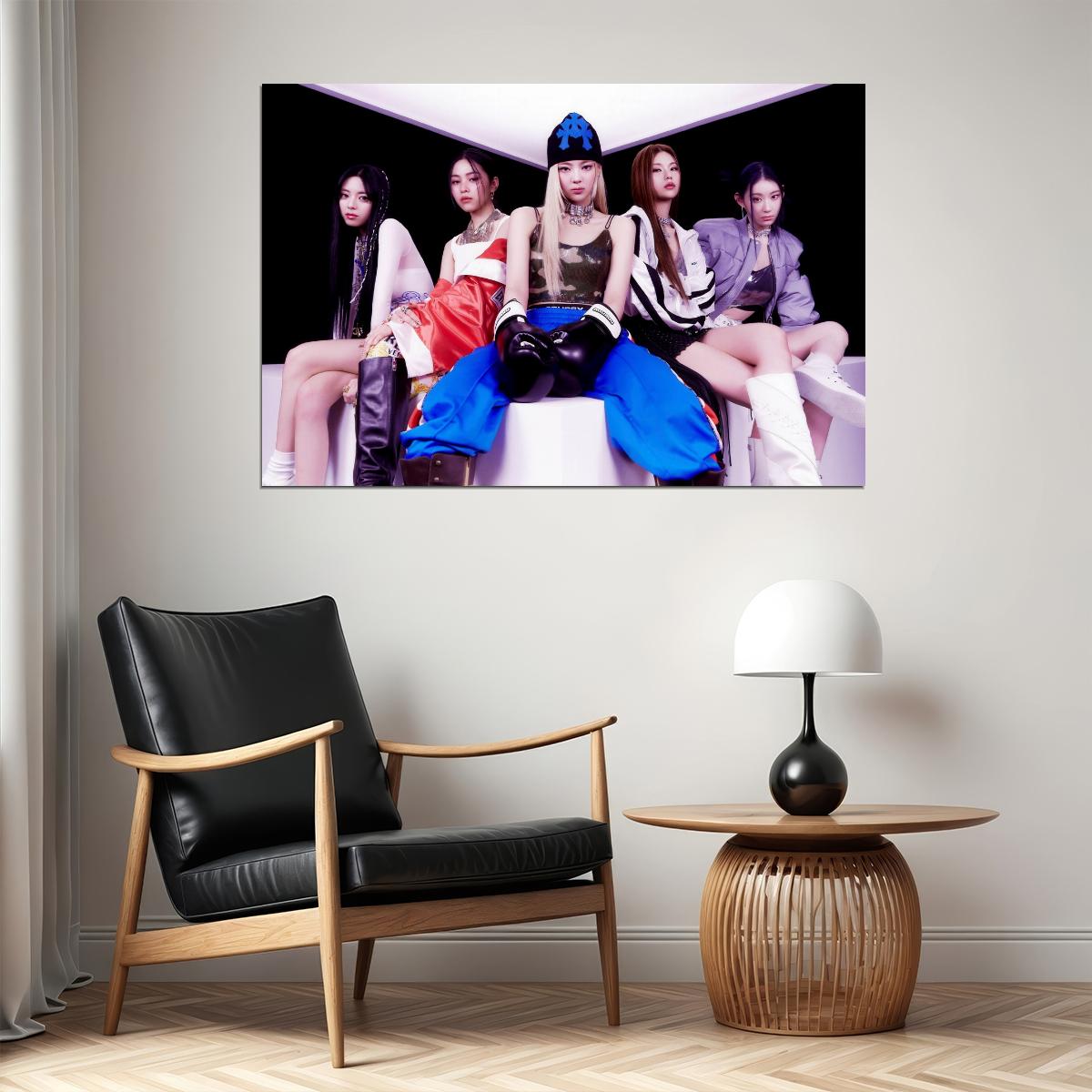 ITZY Yeji Lia Ryujin Chaeryeong Yuna KILL MY DOUBT Concept Photo K-pop Music Poster Gym Aesthetic  Female Korean Idol Fashion Print Trendy Girl Group Wall Art