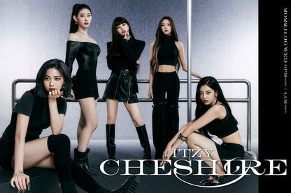 ITZY Yeji Lia Ryujin Chaeryeong Yuna CHESHIRE Photo K-pop Music Poster Dark Glamour Aesthetic  Female Korean Idol Fashion Print Trendy Girl Group Wall Art