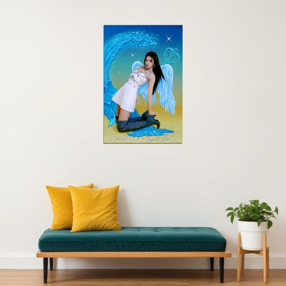 IVE An Yujin LOVE DIVE Album Concept Photo K-pop Music Poster Fairycore Aesthetic  Whimsical Female Korean Idol Fashion Print Trendy Girl Group Wall Art