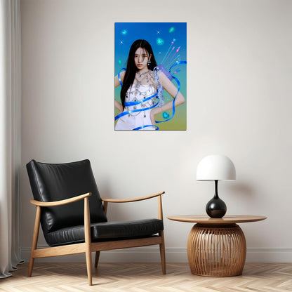 IVE An Yujin LOVE DIVE Album Concept Photo K-pop Music Poster Y2K McBling Aesthetic  Coquette Female Korean Idol Fashion Print Trendy Girl Group Wall Art