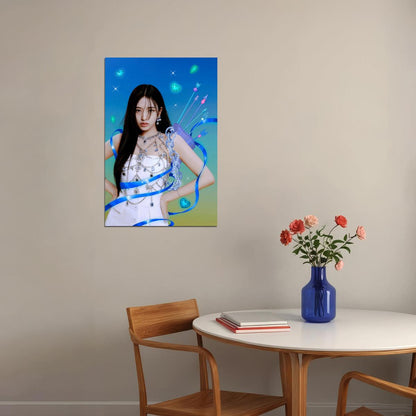 IVE An Yujin LOVE DIVE Album Concept Photo K-pop Music Poster Y2K McBling Aesthetic  Coquette Female Korean Idol Fashion Print Trendy Girl Group Wall Art