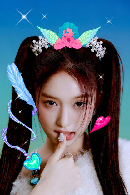 IVE Leeseo LOVE DIVE Album Concept Photo K-pop Music Poster Y2K Dreamy Aesthetic Coquette  Female Korean Idol Fashion Print Trendy Girl Group Wall Art - xonomax