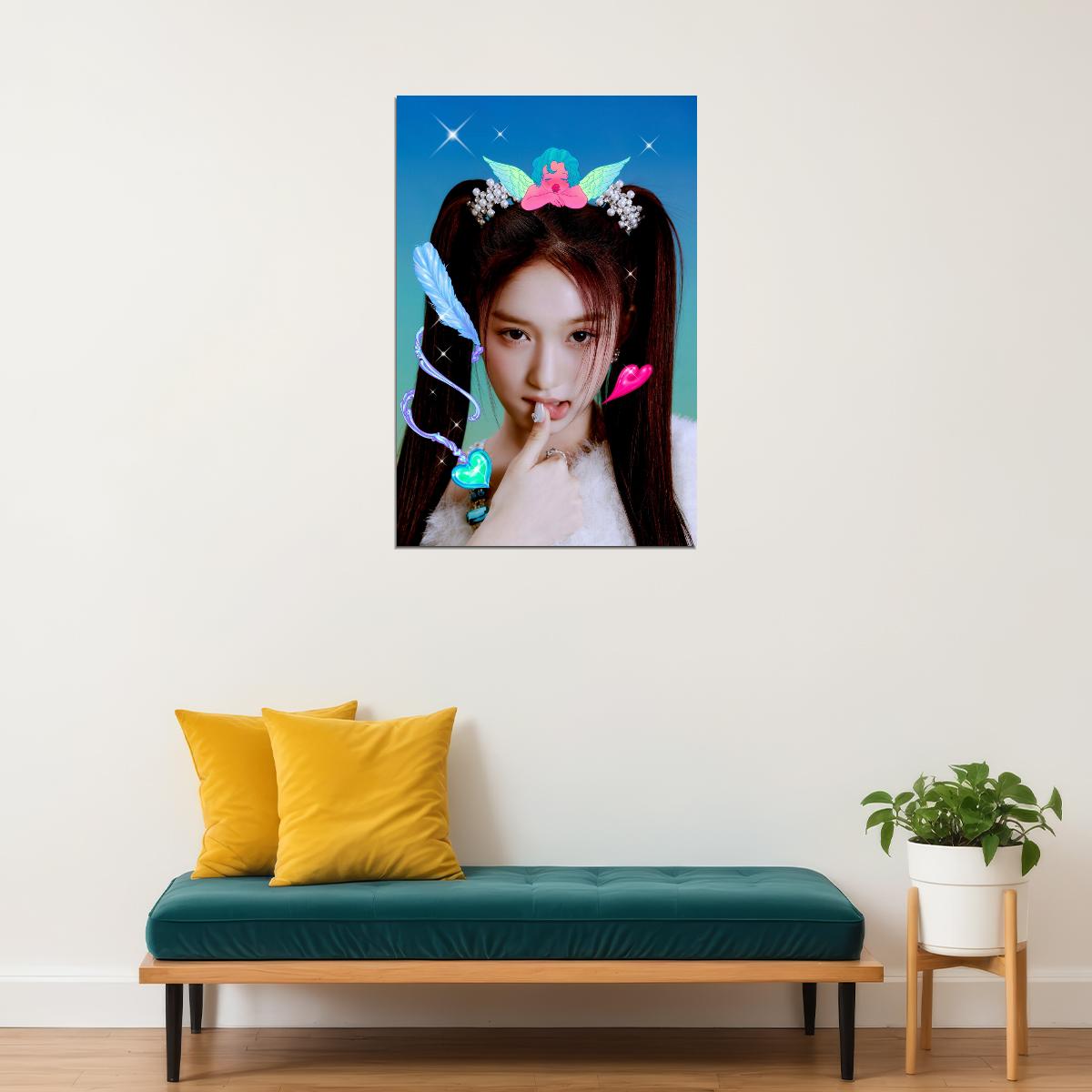 IVE Leeseo LOVE DIVE Album Concept Photo K-pop Music Poster Y2K Dreamy Aesthetic Coquette  Female Korean Idol Fashion Print Trendy Girl Group Wall Art - xonomax