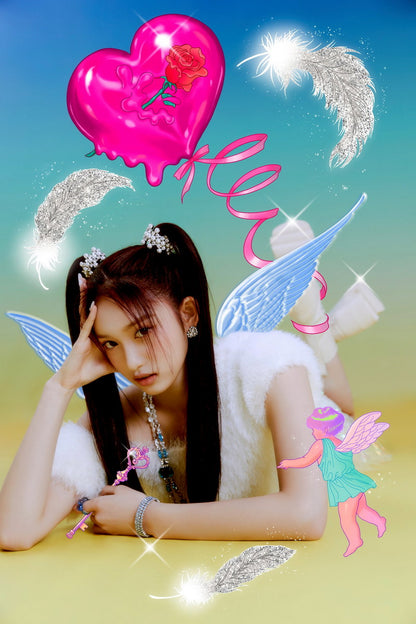 IVE Leeseo LOVE DIVE Album Concept Photo K-pop Music Poster Sailor Moon Aesthetic  Female Korean Idol Coquette Fashion Print Trendy Girl Group Wall Art - xonomax