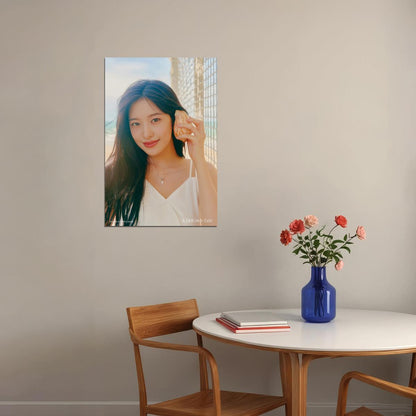 IVE ANYUJIN Photo Book Dreamy Day Concept K-pop Music Poster Summer Aesthetic Beach  Female Korean Idol Fashion Print Trendy Girl Group Wall Art - xonomax