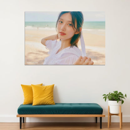 IVE GAEUL Photo Book Dreamy Day Concept K-pop Music Poster Summer Aesthetic Beach  Female Korean Idol Fashion Print Trendy Girl Group Wall Art - xonomax