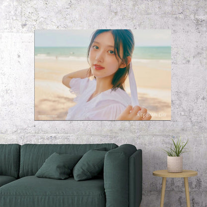 IVE GAEUL Photo Book Dreamy Day Concept K-pop Music Poster Summer Aesthetic Beach  Female Korean Idol Fashion Print Trendy Girl Group Wall Art - xonomax