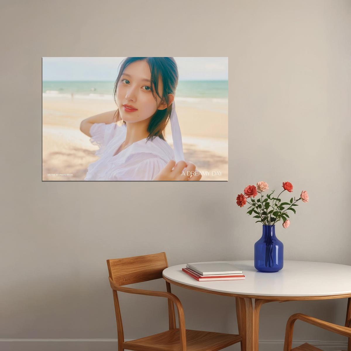 IVE GAEUL Photo Book Dreamy Day Concept K-pop Music Poster Summer Aesthetic Beach  Female Korean Idol Fashion Print Trendy Girl Group Wall Art - xonomax