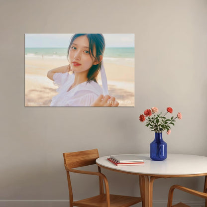 IVE GAEUL Photo Book Dreamy Day Concept K-pop Music Poster Summer Aesthetic Beach  Female Korean Idol Fashion Print Trendy Girl Group Wall Art - xonomax