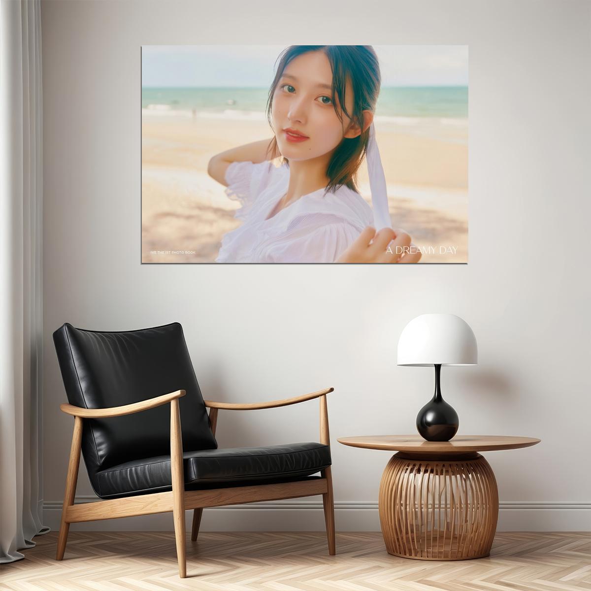 IVE GAEUL Photo Book Dreamy Day Concept K-pop Music Poster Summer Aesthetic Beach  Female Korean Idol Fashion Print Trendy Girl Group Wall Art - xonomax