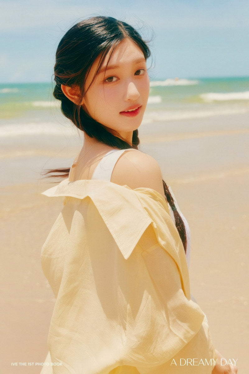 IVE LEESEO Photo Book Dreamy Day Concept K-pop Music Poster Summer Aesthetic Beach  Female Korean Idol Fashion Print Trendy Girl Group Wall Art - xonomax