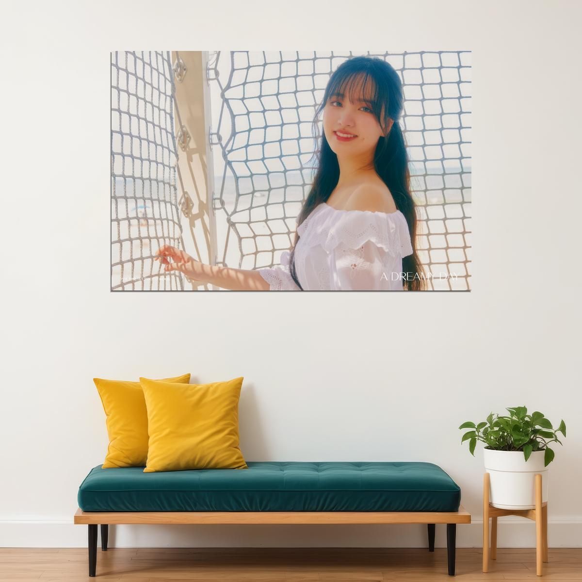 IVE LIZ Photo Book Dreamy Day Concept K-pop Music Poster Summer Aesthetic Beach  Female Korean Idol Fashion Print Trendy Girl Group Wall Art - xonomax