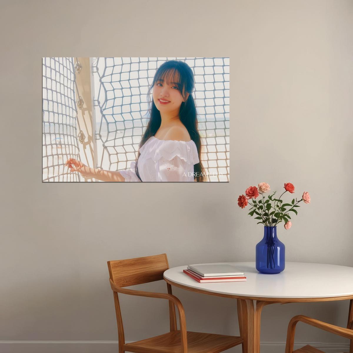 IVE LIZ Photo Book Dreamy Day Concept K-pop Music Poster Summer Aesthetic Beach  Female Korean Idol Fashion Print Trendy Girl Group Wall Art - xonomax