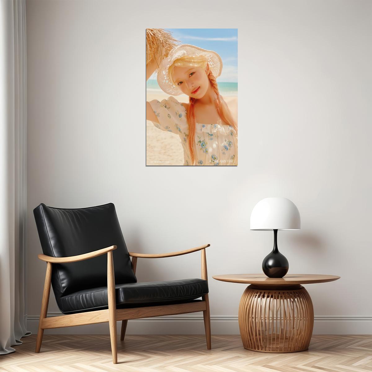 IVE REI Photo Book Dreamy Day Concept K-pop Music Poster Summer Aesthetic Beach  Female Korean Idol Fashion Print Trendy Girl Group Wall Art - xonomax