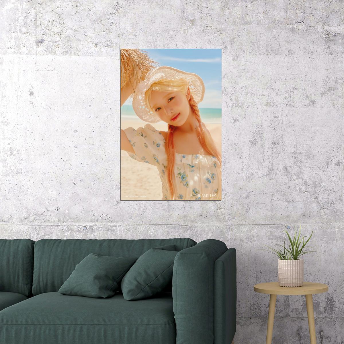 IVE REI Photo Book Dreamy Day Concept K-pop Music Poster Summer Aesthetic Beach  Female Korean Idol Fashion Print Trendy Girl Group Wall Art - xonomax