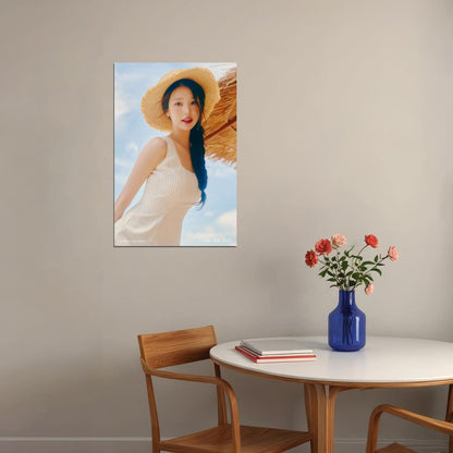 IVE WONYOUNG Photo Book Dreamy Day Concept K-pop Music Poster Summer Aesthetic Beach  Female Korean Idol Fashion Print Trendy Girl Group Wall Art - xonomax