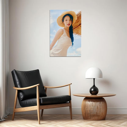 IVE WONYOUNG Photo Book Dreamy Day Concept K-pop Music Poster Summer Aesthetic Beach  Female Korean Idol Fashion Print Trendy Girl Group Wall Art - xonomax