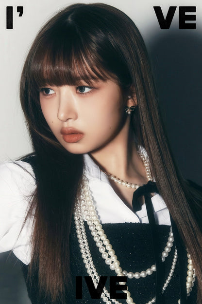 IVE Rei I've IVE Album Concept Photo K-pop Music Poster Girl Crush Aesthetic Monochrome  Female Korean Idol Fashion Print Trendy Girl Group Wall Art - xonomax