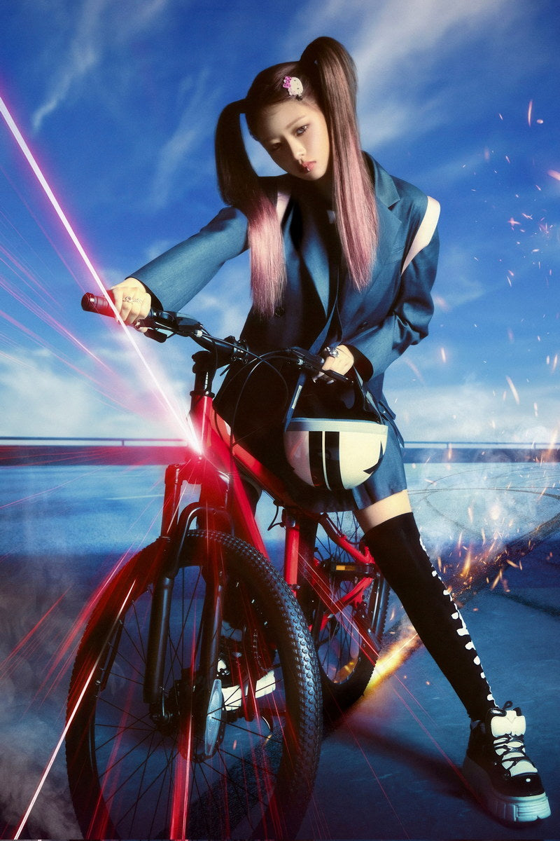 IVE Rei Baddie Concept Photo K-pop Music Poster Gamer Aesthetic  Female Korean Idol Retro Fashion Print Trendy Girl Group Wall Art - xonomax