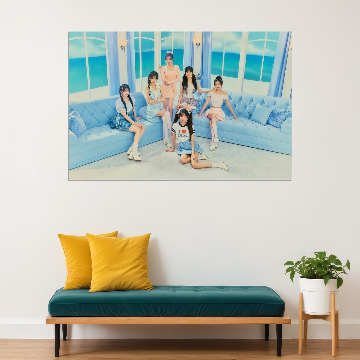 IVE Gaeul Yujin Rei Wonyoung Liz Leeseo ALIVE Concept Photo Music Poster K-Pop  Cute Aesthetic K-pop Female Girl Group Korean Fashion Idol Wall Art Print