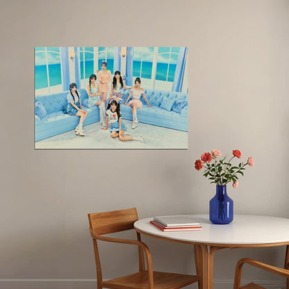 IVE Gaeul Yujin Rei Wonyoung Liz Leeseo ALIVE Concept Photo Music Poster K-Pop  Cute Aesthetic K-pop Female Girl Group Korean Fashion Idol Wall Art Print