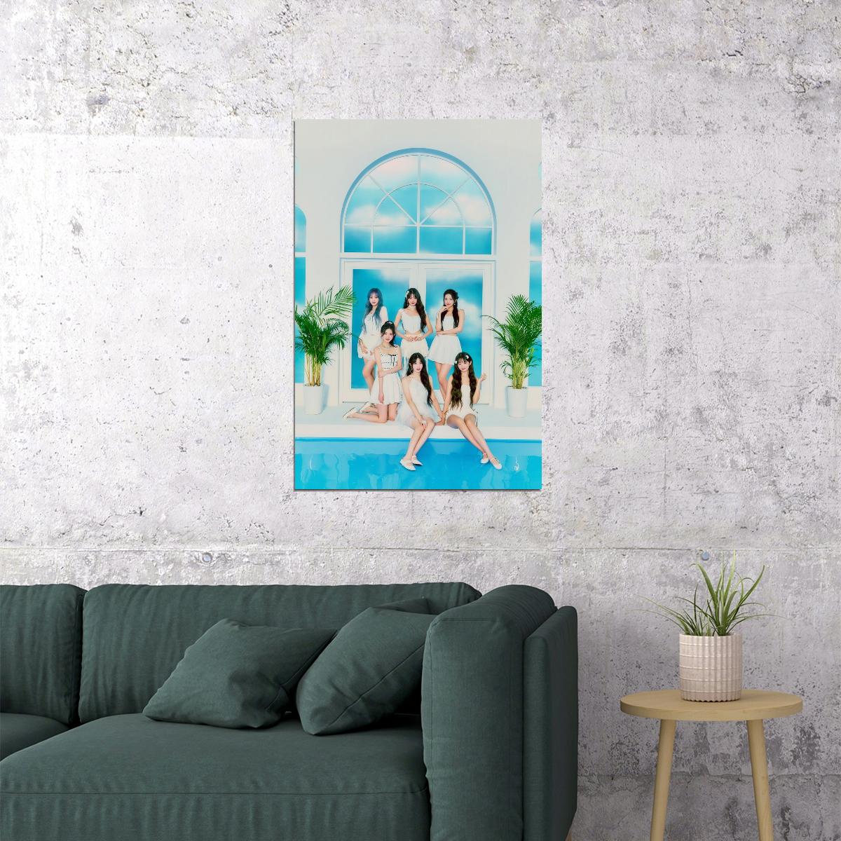 IVE Gaeul Yujin Rei Wonyoung Liz Leeseo ALIVE Concept Photo Music Poster K-Pop  Cute Aesthetic K-pop Female Girl Group Korean Fashion Idol Wall Art Print - xonomax