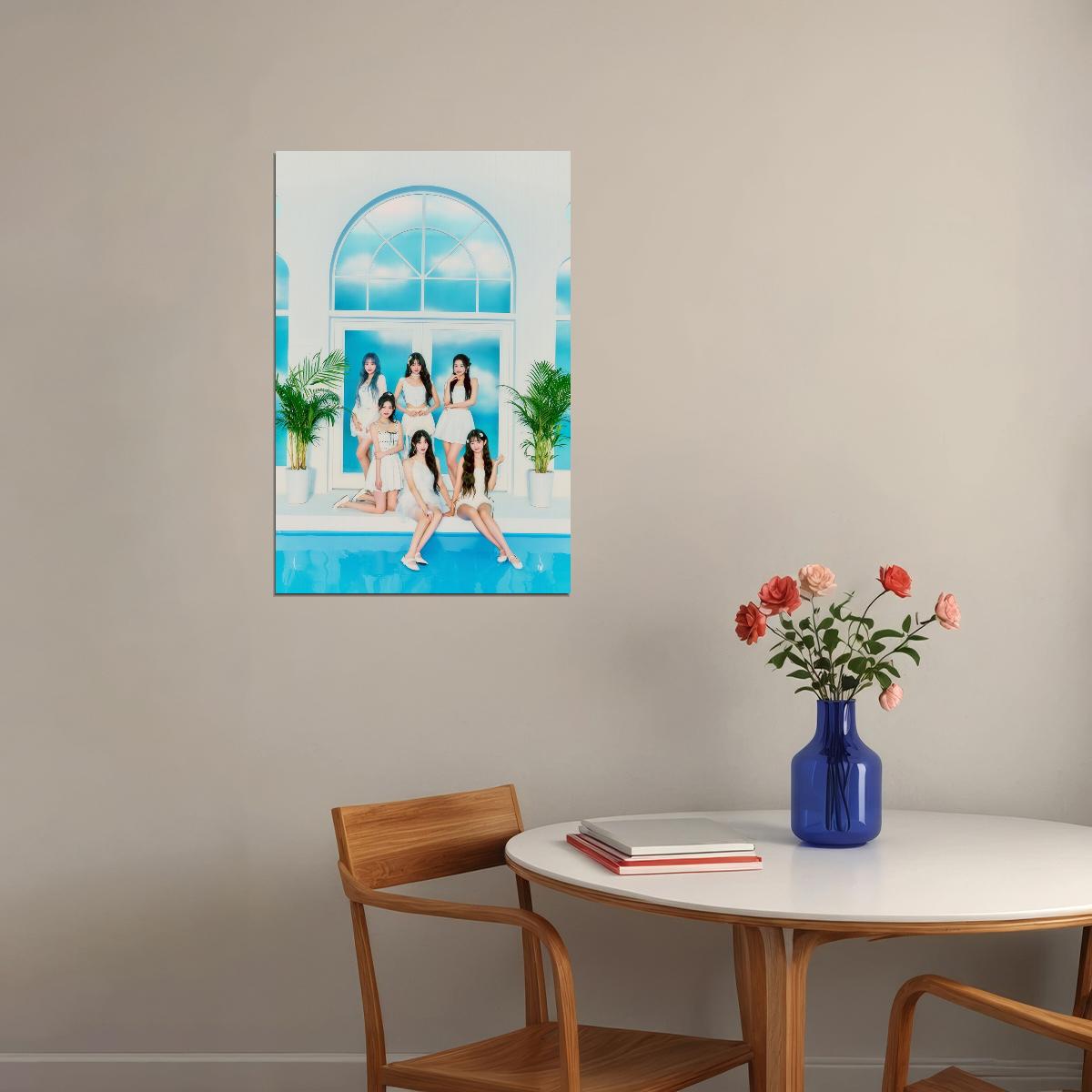 IVE Gaeul Yujin Rei Wonyoung Liz Leeseo ALIVE Concept Photo Music Poster K-Pop  Cute Aesthetic K-pop Female Girl Group Korean Fashion Idol Wall Art Print - xonomax