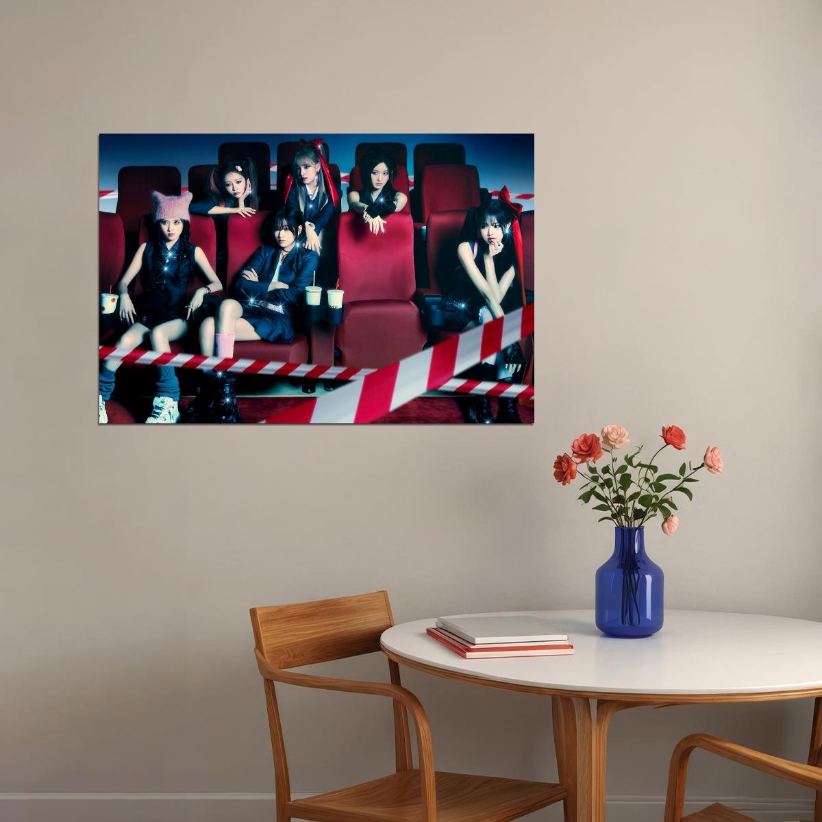 IVE Gaeul Yujin Rei Wonyoung Liz Leeseo Baddie K-pop Music Poster Retro Gaming Aesthetic  Female Korean Idol Fashion Print Trendy Girl Group Wall Art