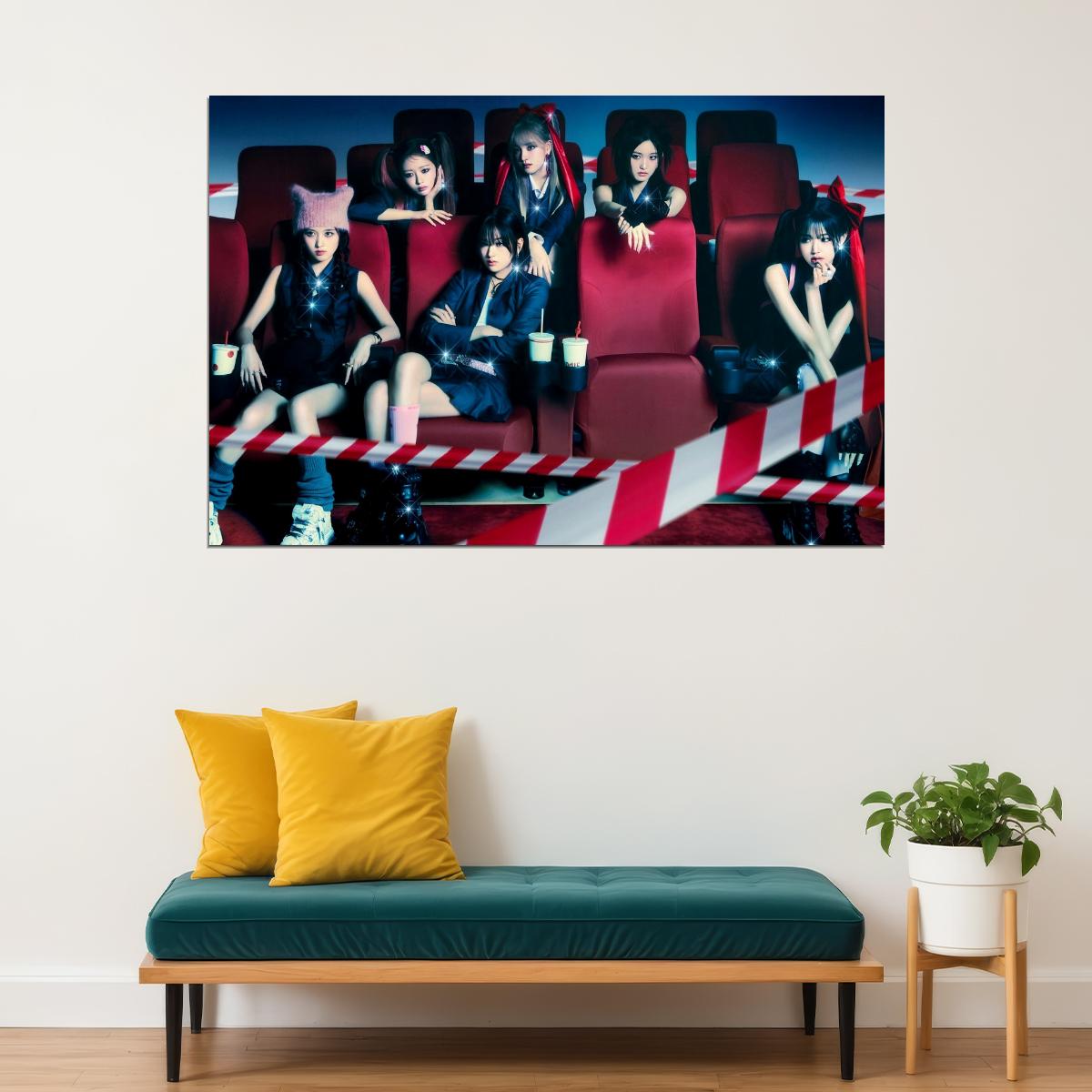 IVE Gaeul Yujin Rei Wonyoung Liz Leeseo Baddie K-pop Music Poster Retro Gaming Aesthetic  Female Korean Idol Fashion Print Trendy Girl Group Wall Art