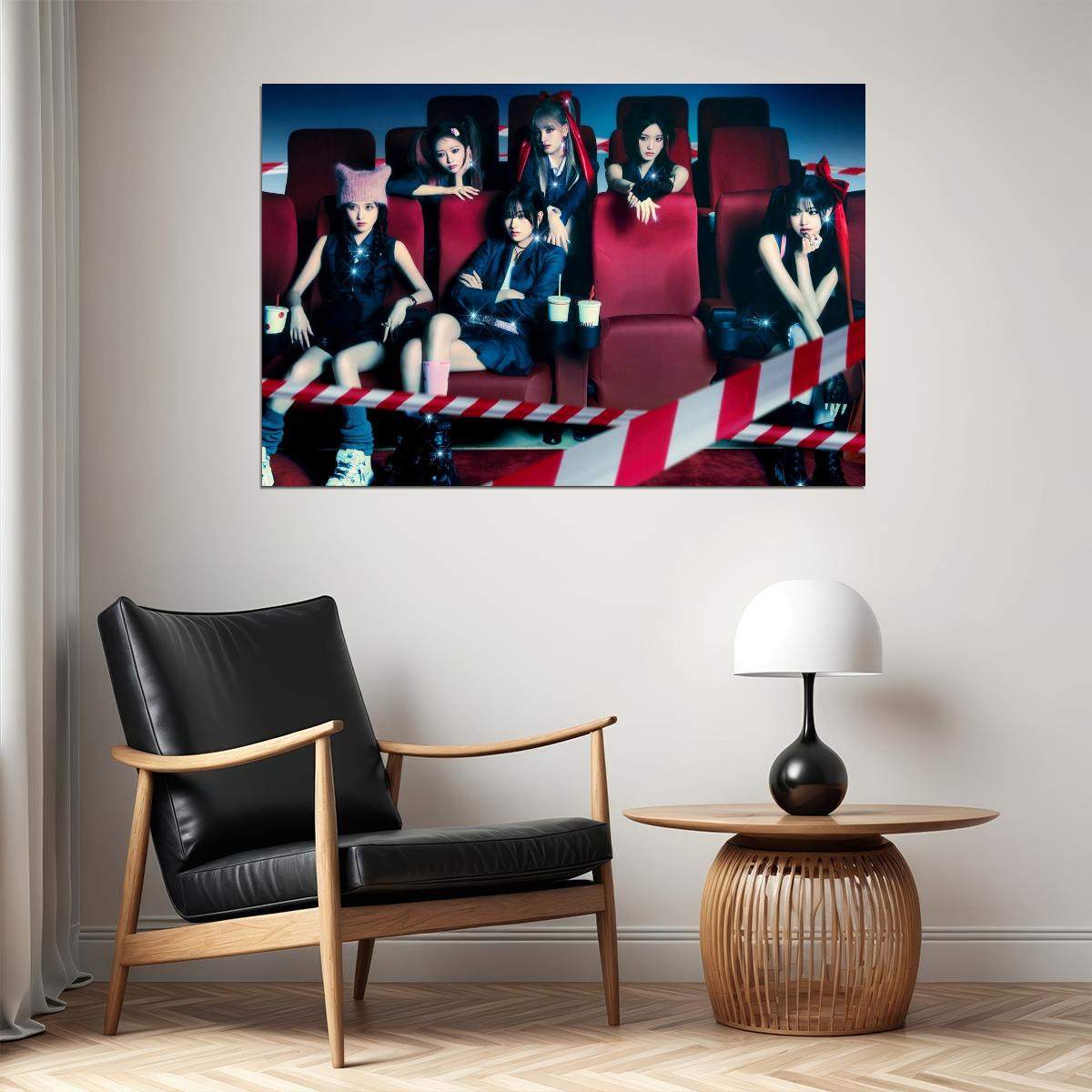 IVE Gaeul Yujin Rei Wonyoung Liz Leeseo Baddie K-pop Music Poster Retro Gaming Aesthetic  Female Korean Idol Fashion Print Trendy Girl Group Wall Art