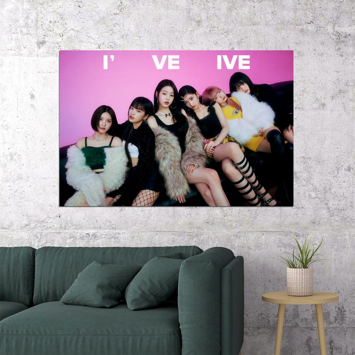 IVE Gaeul Yujin Rei Wonyoung Liz Leeseo I've IVE Album Concept Photo K-pop Poster Aesthetic  Female Korean Idol Fashion Print Trendy Girl Group Wall Art