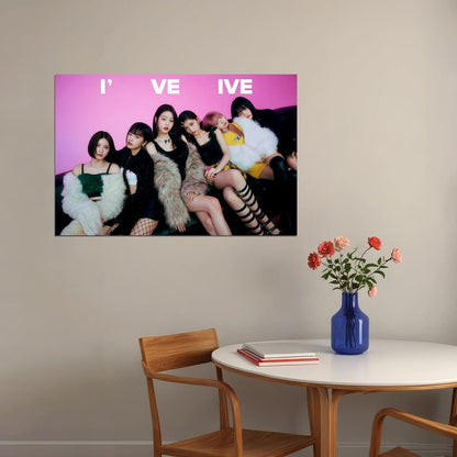 IVE Gaeul Yujin Rei Wonyoung Liz Leeseo I've IVE Album Concept Photo K-pop Poster Aesthetic  Female Korean Idol Fashion Print Trendy Girl Group Wall Art