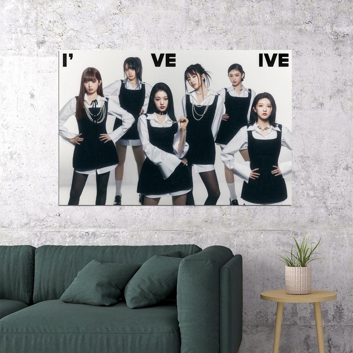 IVE Gaeul Yujin Rei Wonyoung Liz Leeseo I've IVE Album Concept Photo K-pop Poster Aesthetic  Female Korean Idol Fashion Print Trendy Girl Group Wall Art