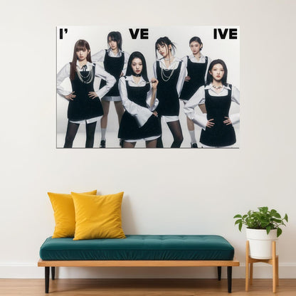 IVE Gaeul Yujin Rei Wonyoung Liz Leeseo I've IVE Album Concept Photo K-pop Poster Aesthetic  Female Korean Idol Fashion Print Trendy Girl Group Wall Art