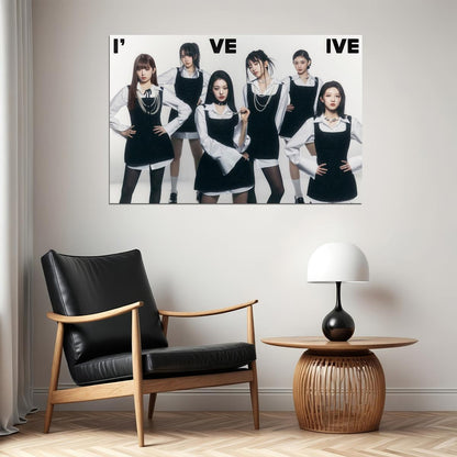 IVE Gaeul Yujin Rei Wonyoung Liz Leeseo I've IVE Album Concept Photo K-pop Poster Aesthetic  Female Korean Idol Fashion Print Trendy Girl Group Wall Art