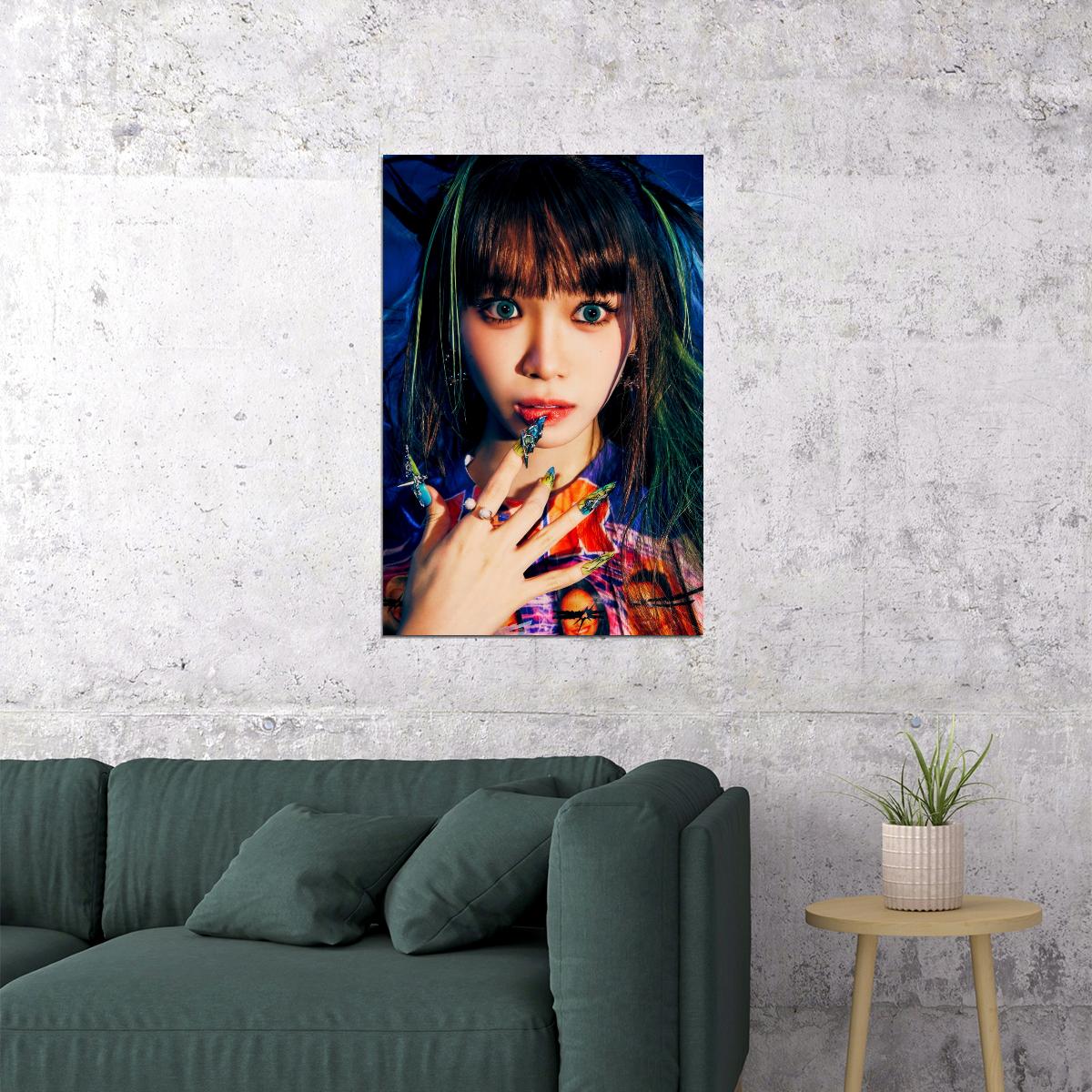 Poster - LE SSERAFIM Kim Chaewon CRAZY Album Concept Photo Music