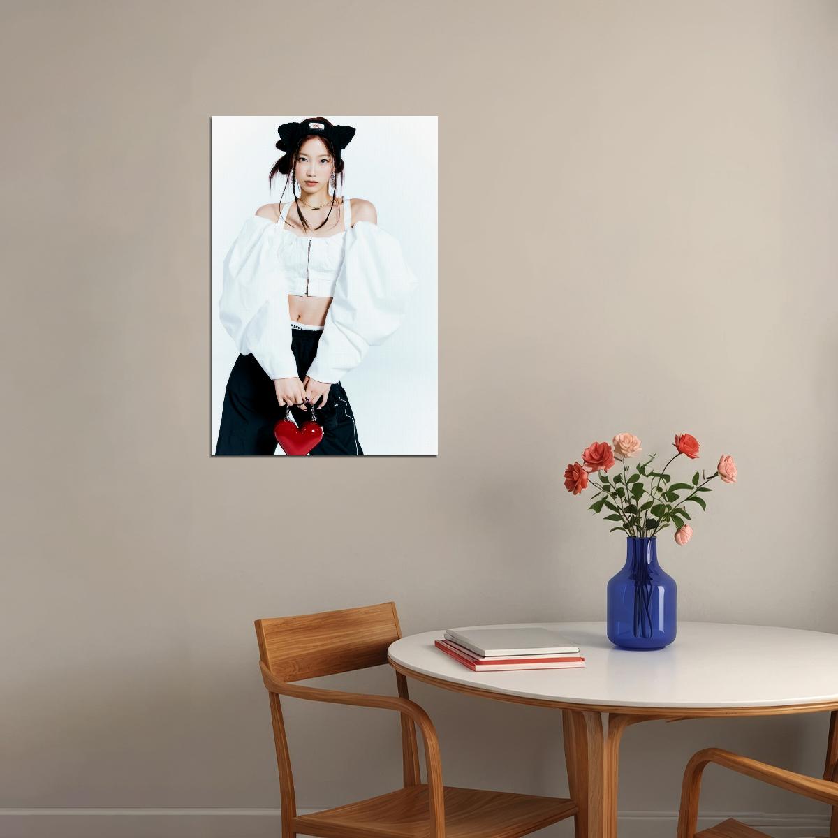 LE SSERAFIM Kazuha EASY Concept Photo Compact Music Poster K-Pop  Aesthetic K-pop Female Girl Group Korean Fashion Idol Wall Art Print