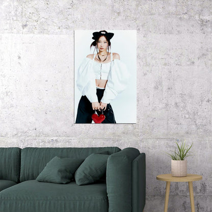 LE SSERAFIM Kazuha EASY Concept Photo Compact Music Poster K-Pop  Aesthetic K-pop Female Girl Group Korean Fashion Idol Wall Art Print