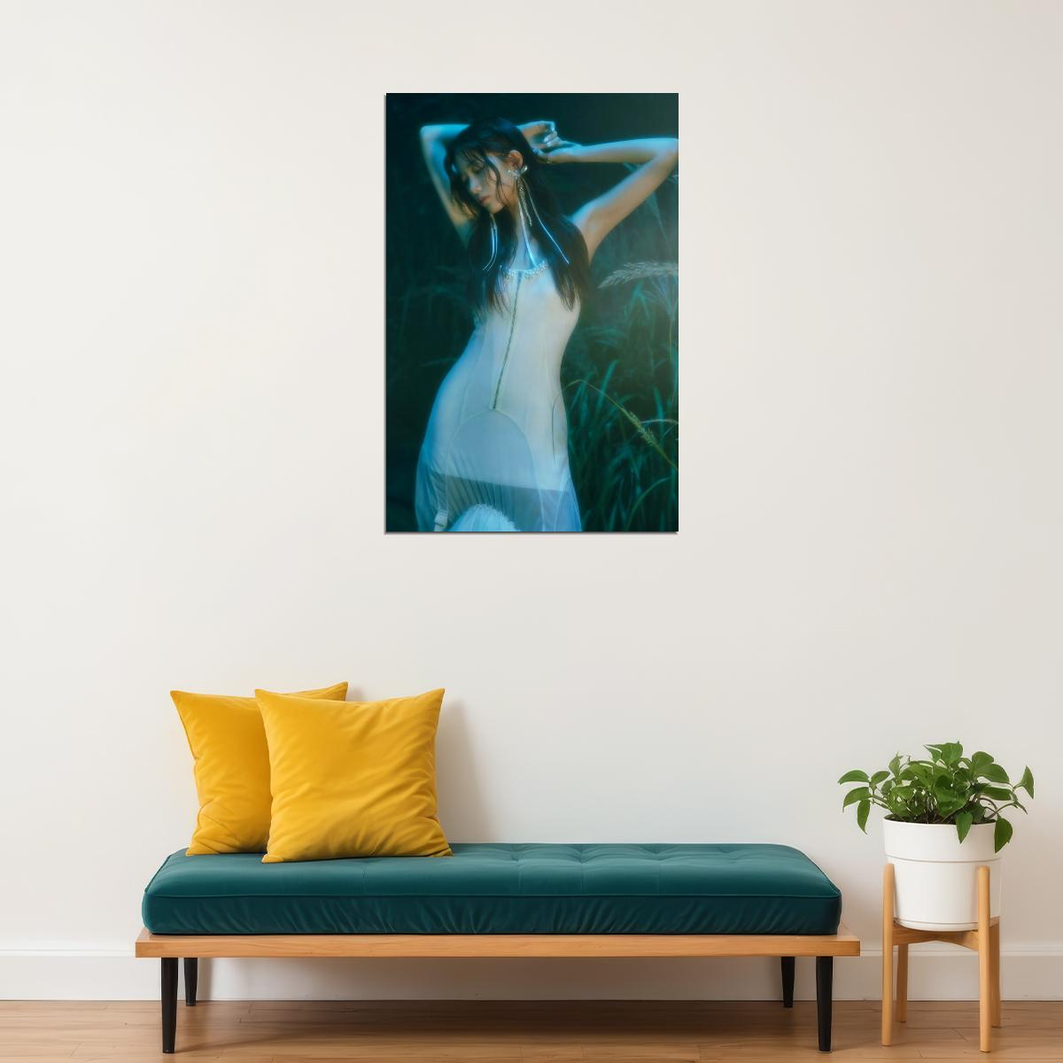 LE SSERAFIM Kazuha EASY Concept Photo K-pop Music Poster Coquette Aesthetic  Female Korean Idol Balletcore Fashion Print Trendy Girl Group Wall Art - xonomax