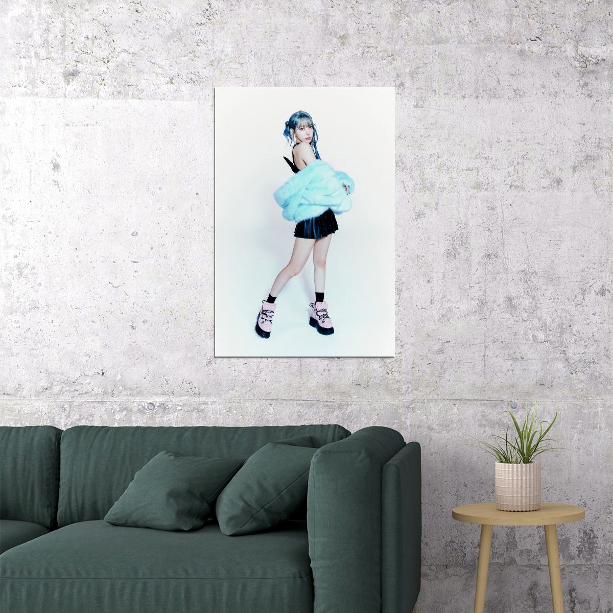 LE SSERAFIM Sakura EASY Concept Photo Compact Music Poster K-Pop  Aesthetic K-pop Female Girl Group Korean Fashion Idol Wall Art Print