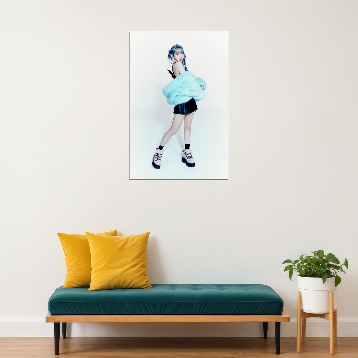 LE SSERAFIM Sakura EASY Concept Photo Compact Music Poster K-Pop  Aesthetic K-pop Female Girl Group Korean Fashion Idol Wall Art Print