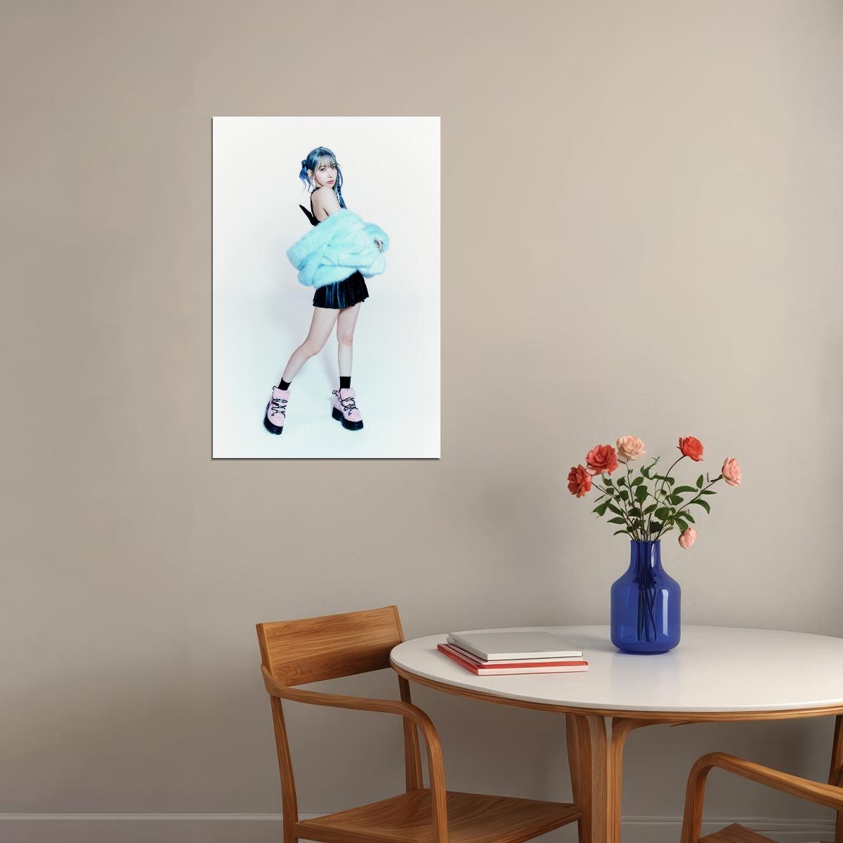 LE SSERAFIM Sakura EASY Concept Photo Compact Music Poster K-Pop  Aesthetic K-pop Female Girl Group Korean Fashion Idol Wall Art Print