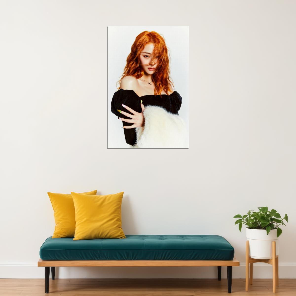 LE SSERAFIM Yunjin EASY Concept Photo Compact Music Poster K-Pop  Aesthetic K-pop Female Girl Group Korean Fashion Idol Wall Art Print