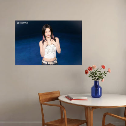 LE SSERAFIM Hong Eunchae CRAZY Album Concept Photo Music Poster K-Pop  Aesthetic K-pop Female Girl Group Korean Fashion Idol Wall Art Print