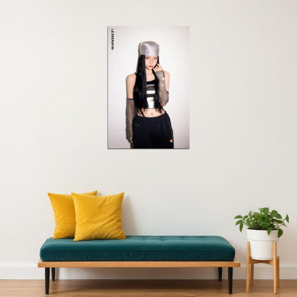 LE SSERAFIM Hong Eunchae CRAZY Album Concept Photo Music Poster K-Pop  Aesthetic K-pop Female Girl Group Korean Fashion Idol Wall Art Print