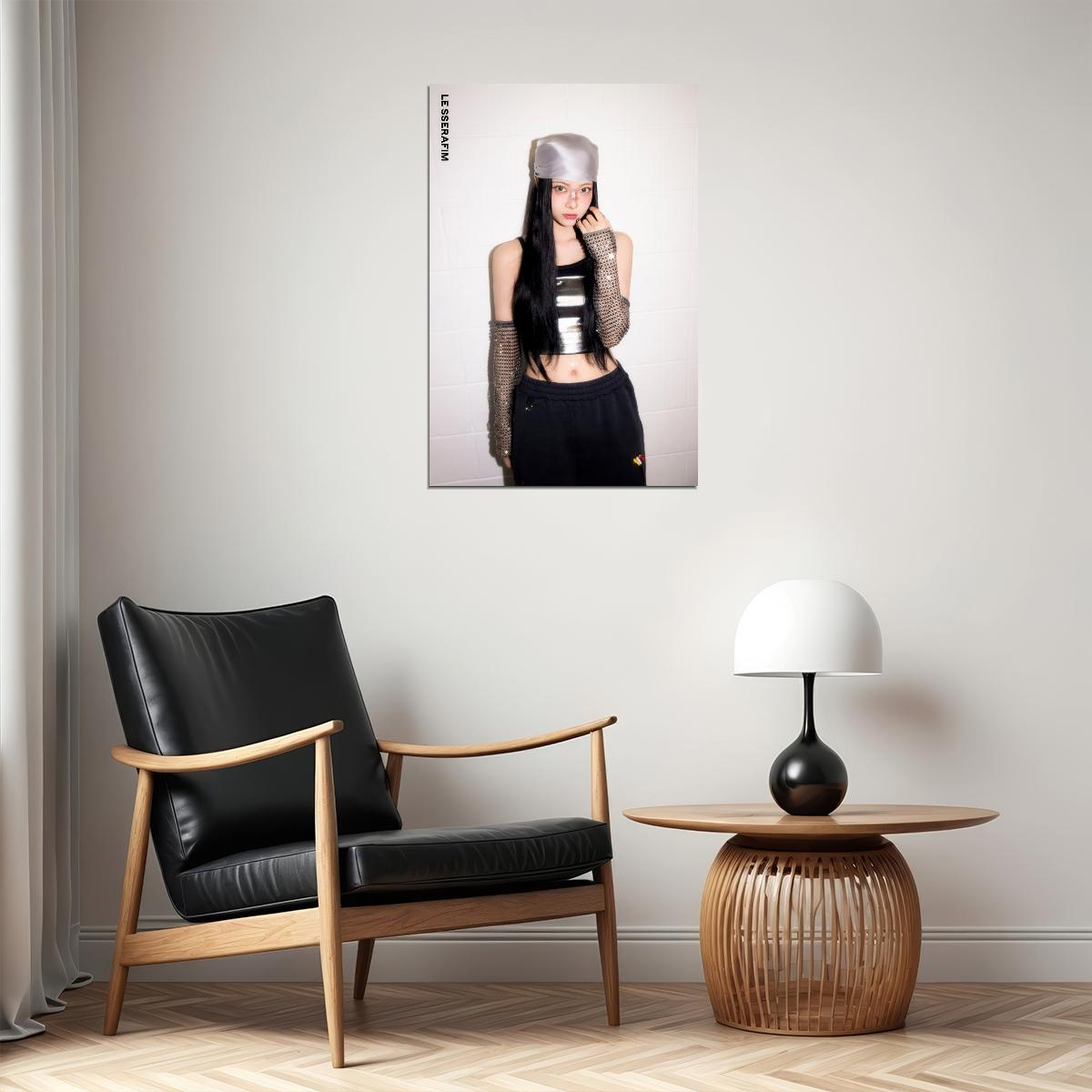 LE SSERAFIM Hong Eunchae CRAZY Album Concept Photo Music Poster K-Pop  Aesthetic K-pop Female Girl Group Korean Fashion Idol Wall Art Print