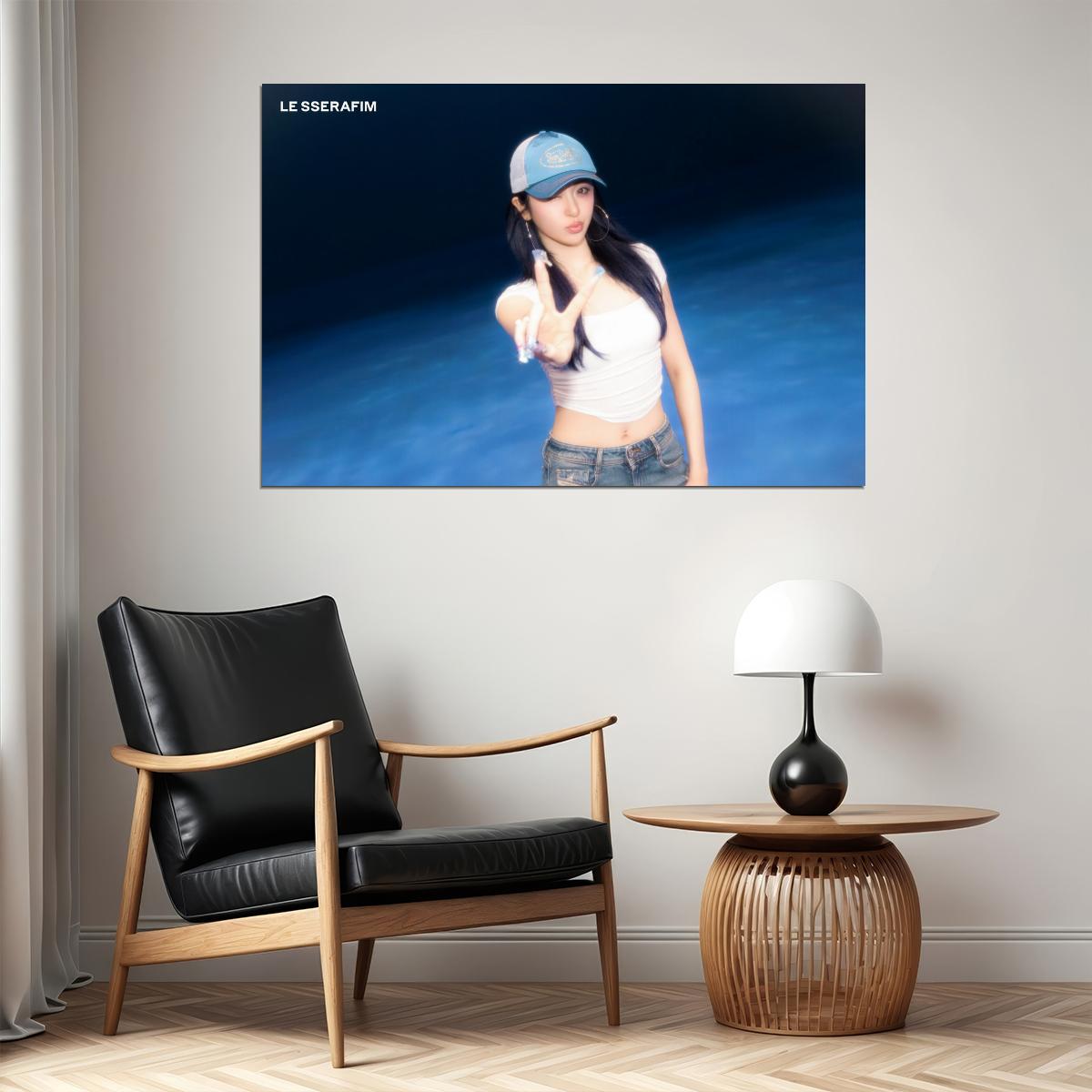 LE SSERAFIM Huh Yunjin CRAZY Album Concept Photo Music Poster K-Pop  Aesthetic K-pop Female Girl Group Korean Fashion Idol Wall Art Print