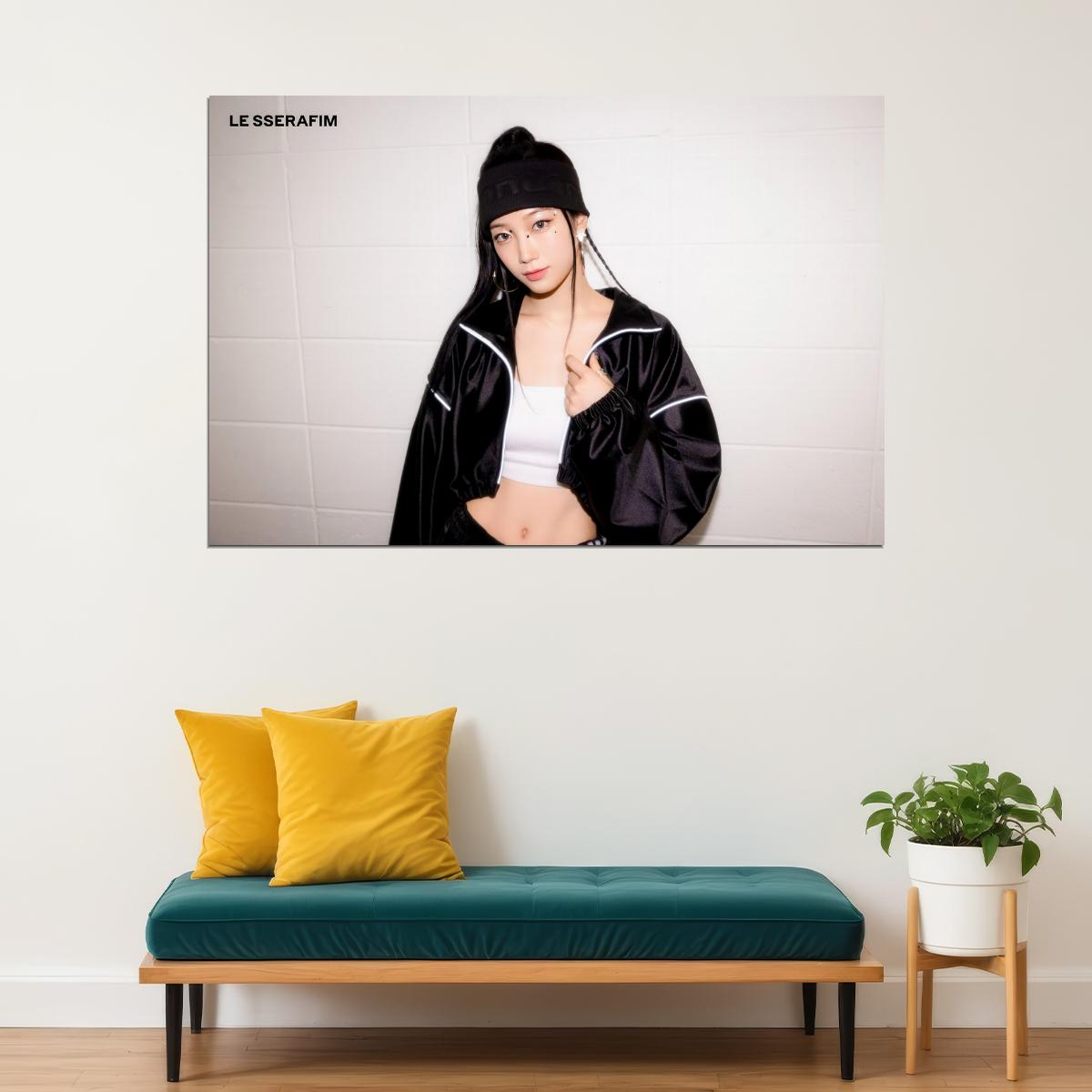 LE SSERAFIM Kazuha CRAZY Album Concept Photo Music Poster K-Pop  Aesthetic K-pop Female Girl Group Korean Fashion Idol Wall Art Print