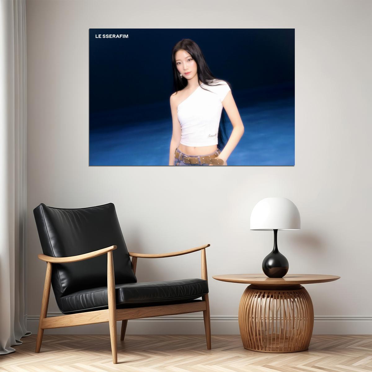 LE SSERAFIM Kazuha CRAZY Album Concept Photo Music Poster K-Pop  Aesthetic K-pop Female Girl Group Korean Fashion Idol Wall Art Print