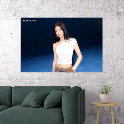 LE SSERAFIM Kazuha CRAZY Album Concept Photo Music Poster K-Pop  Aesthetic K-pop Female Girl Group Korean Fashion Idol Wall Art Print